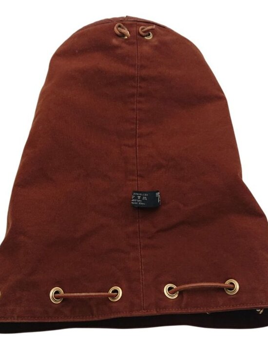 Hermes Polochonmimil Shoulder Bag Brown Canvas Drawstring - Picture 16 of 16